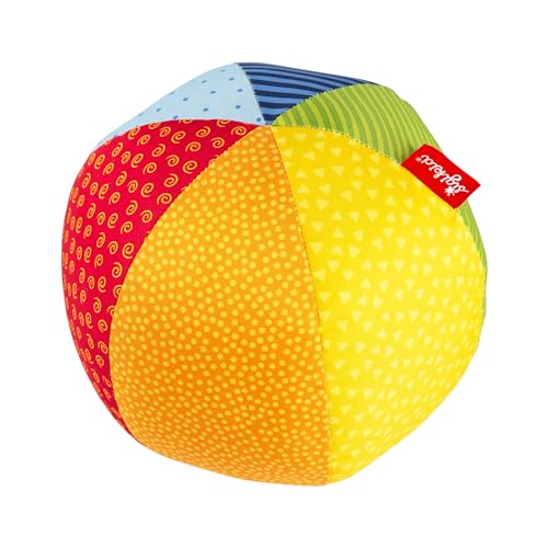 SIGIKID 49581 Softball groß Baby Activity PlayQ Mädchen und Jungen Babyspielzeug empfohlen ab 3 Monaten mehrfarbig, Ball 19 cm