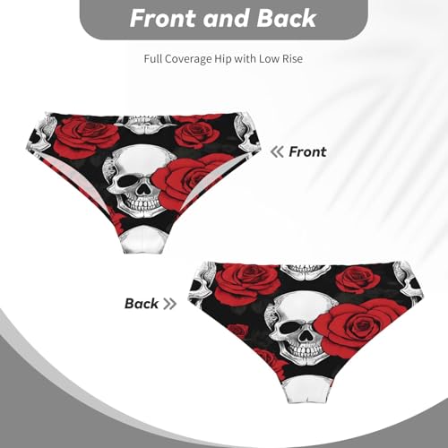 (Halloween Skull) Men's Triangle Briefs, Soft Sexy Comfortable Breathable Underwear for Men-4