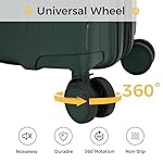 20 Inch Expandable Carry on Luggage, Hardside Lightweight Spinner Suitcase TSA Lock, 22x14x9 Airline Approved Hard Shell Expandable Travel Luggage with 20% More Capacity (Green, 20 Inch) - Image 4