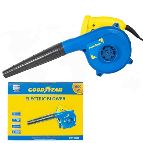 Image of Goodyear Electric Air Blower 600W Dust Cleaner /Vacuum Cleaner /Blower for Cleaning Dust 13000rpm Copper Corded Electric Blower for Cleaning Dust, Electric Blower Machine, Leaf Blower