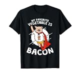 Funny Pork Lover My Favorite Vegetable Is Bacon Anti Vegan T-Shirt
