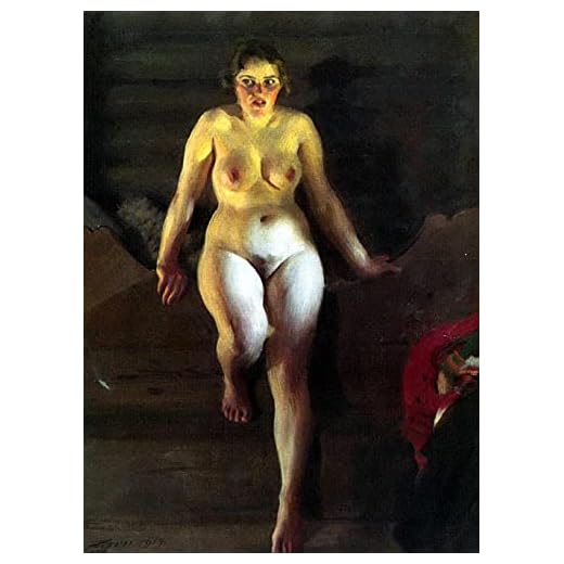Måla efter nummer för vuxna,DIY akrylmålning efter nummer Kit för nybörjare eller barn som gåva (16X20 tum) Ramlös -Anders Zorn - Loftsangen