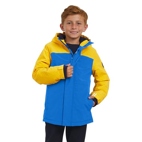 Lands' End Boys' Squall Waterproof Fleece Lined Insulated Jacket, Cobalt, X-Small