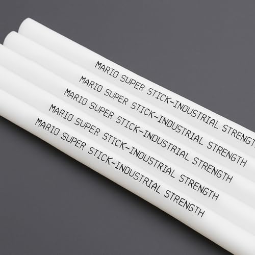 Image of Mario Milky White Hot Melt Glue Sticks 220mm x 11mm (Pack of 40) | Multipurpose Strong Adhesive Glue Sticks for DIY, Craft, Repair, Art, Decoration & Home Improvement