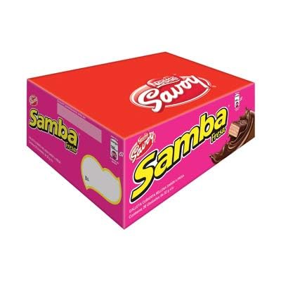 SAMBA Fresa galleta rellena de chocolate que te conecta con los tuyos