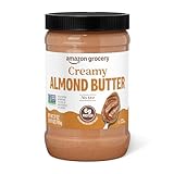 Amazon Grocery, Creamy Almond Butter, 27 Oz