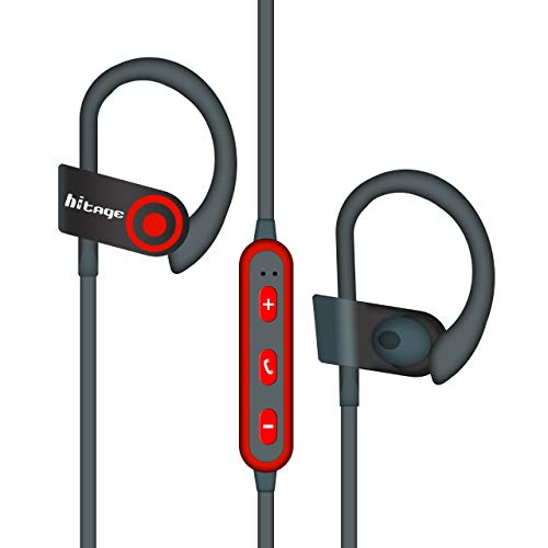 Image of Hitage Wireless Neckband MBT-5135 Comfortable Flexible Neckband Wireless Headphones with Hi-Fi Stereo Sound Bluetooth Headset Lightweight Wireless Ergonomic Earphones Neckband