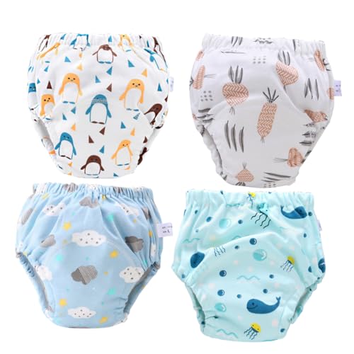 Couches lavables contre les irritations : culottes d'apprentissage en coton pour bébé