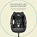 PEG Primo Viaggio Lounge – Verstellbarer Autositz für Babys mit ISOFIX (40–87 cm), 0–15 Monate, 0–13 kg, UV-Schutz 50+, gepolsterter Sitz, Seitenaufprallschutz, kompatibel mit Kinderwagen, Onyx