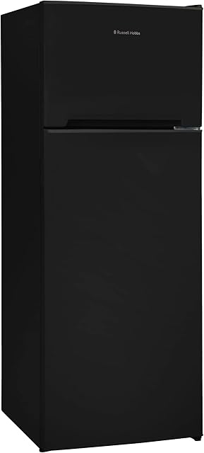 Russell Hobbs RH144TMFF54B Freestanding Fridge Freezer (Top Mounted), 54cm Wide 145cm High, 171L Fridge Capacity, 42L Freezer Capacity, Energy Efficient (F) Black
