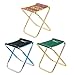 Ultraleicht Alu Hocker Camping Hocker Klappstuhl Campingstuhl Klapphocker Sitzhocker Kompakter 24.8×22.5×27cm klappbar Faltbar für BBQ Camping Angeln Reisen Wandern Garten Strand Terrasse