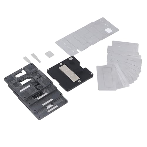 Garosa Middle Frame Reballing Platform Stainless Steel Repair Tool Kit with Magnetic Adsorption for IOS Phones X 11 12 13 14 15 Accurate Position Poles High Temperature