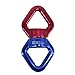 LONJY Swing Spinner, 30 KN Conector Giratorio Giratorio de Dispositivo Giratorio Giratorio de 360 ​​° para Actividades al Aire Libre/Rescate/Aventura/Oscilación/Hamaca (Azul Rojo)