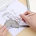 Stainless Steel Protractor Angle Finder 0-180 Degrees Angle Ruler Finder 10 Cm Woodworking Ruler Adjustable Angles Rulers Angle-Measure Tool