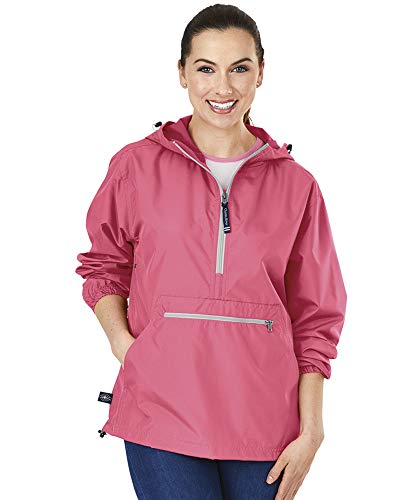 Image of Charles River Apparel Unisex Pack-N-Go Pullover, Lightweight Packable Anorak Windbreaker for Men and Women
