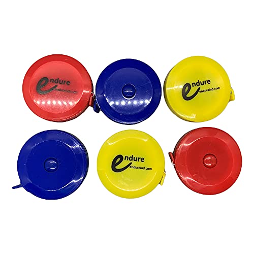 Pack de 6 cintas métricas retráctiles de 60 pulgadas miniatura 1