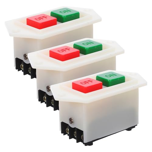 Botón de arranque para amoladora industrial 10A e interruptor de taladro eléctrico 3 unidades