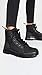 Dr. Martens Women's Combs W Combat Boot, Black/Black, 7