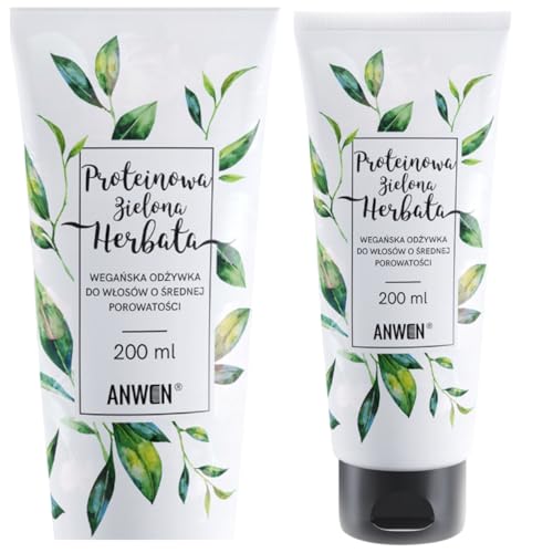 Après-shampoing protéiné thé vert Anwen soin cheveux porosité moyenne 200 ml