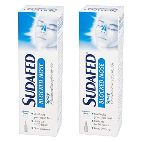 2 x 15ml Nose Spray 10hrs Long Lasting Fast Acting Cover
