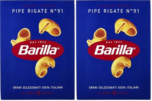 Pâtes Pipe Rigate Barilla N. 91 – 500g, Cuisson Al Dente - vue 10
