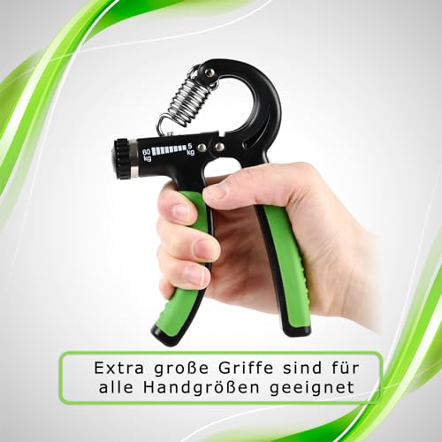 Unterarmtrainer Zenlete Profi Fitness Handtrainer im 2er Set