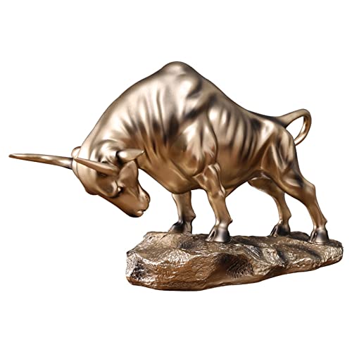 Statue de taureau porte-bonheur en bronze pour cadeau d'affaires