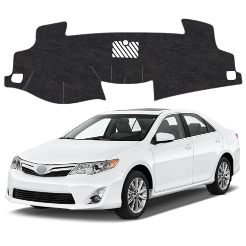 Image of Dash Cover Mat Compatible with Toyota Camry 2012-2017 Non-Slip Dashboard Cover Mat Sunshade UV Rays Protector Interior Accessories