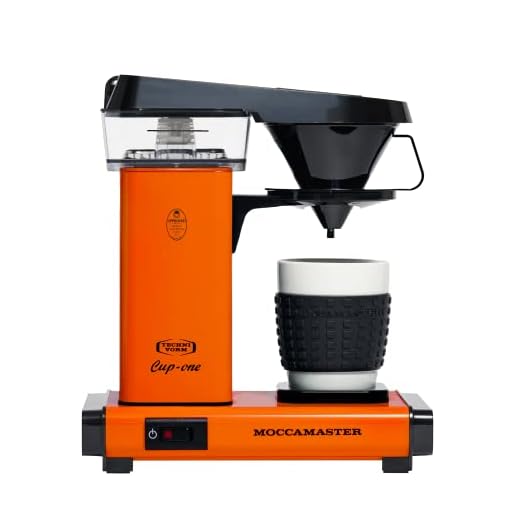 Överflödeskaffebryggare från Moccamaster Cup-One kaffebryggare orange