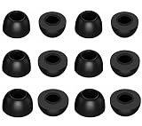 ALXCD Cuscinetti in schiuma compatibili con Beats Fit Pro, S/M/L, 3 misure, 6 paia di gommini morbidi in memory foam, compatibili con Beats Fit Pro, 6 paia, colore nero