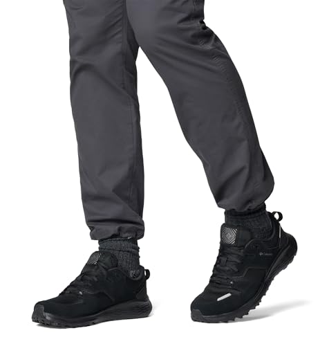 Columbia Columbia Mens Benson Hiking Shoe, Black/City Grey, 8