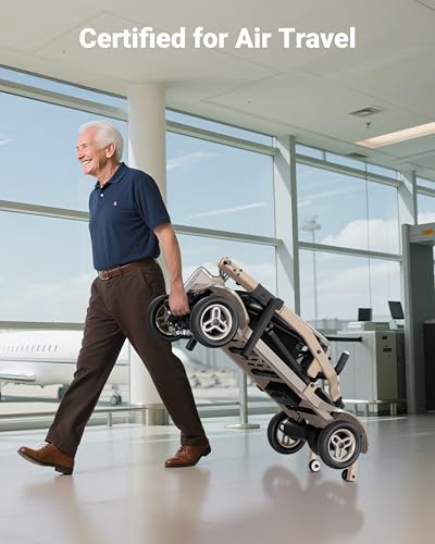 Image of 4 Wheel Heavy Duty Mobility Scooter 400 lb Capacity, Red