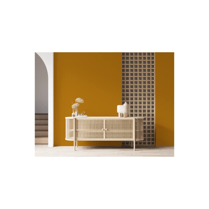 Peinture Acrylique Jaune Moutarde Caravanes - Aspect Satin - Peinture Mur, Plafond, Boiserie & Balcon - Lessivable - Séchage En 30 min - COV A+ - Fabriquée En France - 5 L - BARBOUILLE