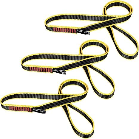 20 mm Nylon-Kletterschlinge 22 kN CE1019/EN566 UIAA-Zertifiziert, Klettergurte zum Klettern,...