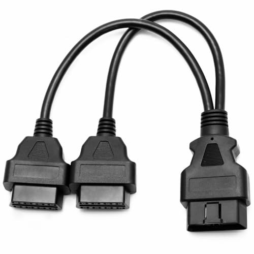 Goliton OBD2 OBD II Splitter Estensione Y J1962 16 Pin Cavo Maschio a Doppio Femmina Cavo Adattatore