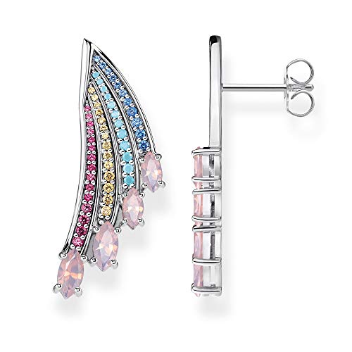Preisvergleich Produktbild Thomas Sabo Ohrringe Bunter Kolibri Flügel silber, H2102-348-7