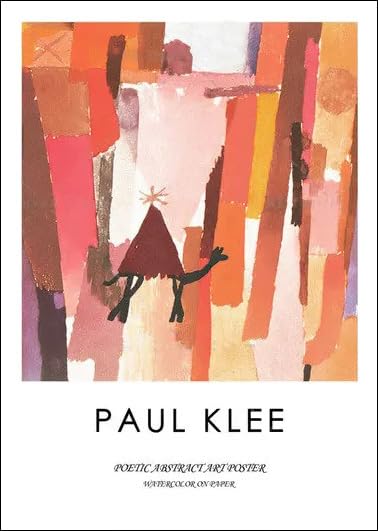 Paul Klee impressions toile 60x80cm pour réveiller un mur blanc