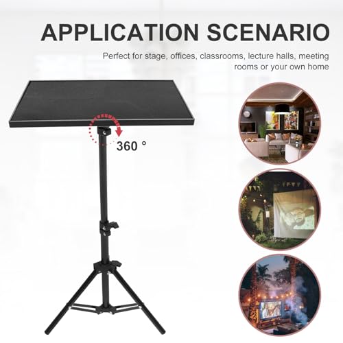Support projecteur trépied pliable hauteur réglable métal 1-2 kg - 4