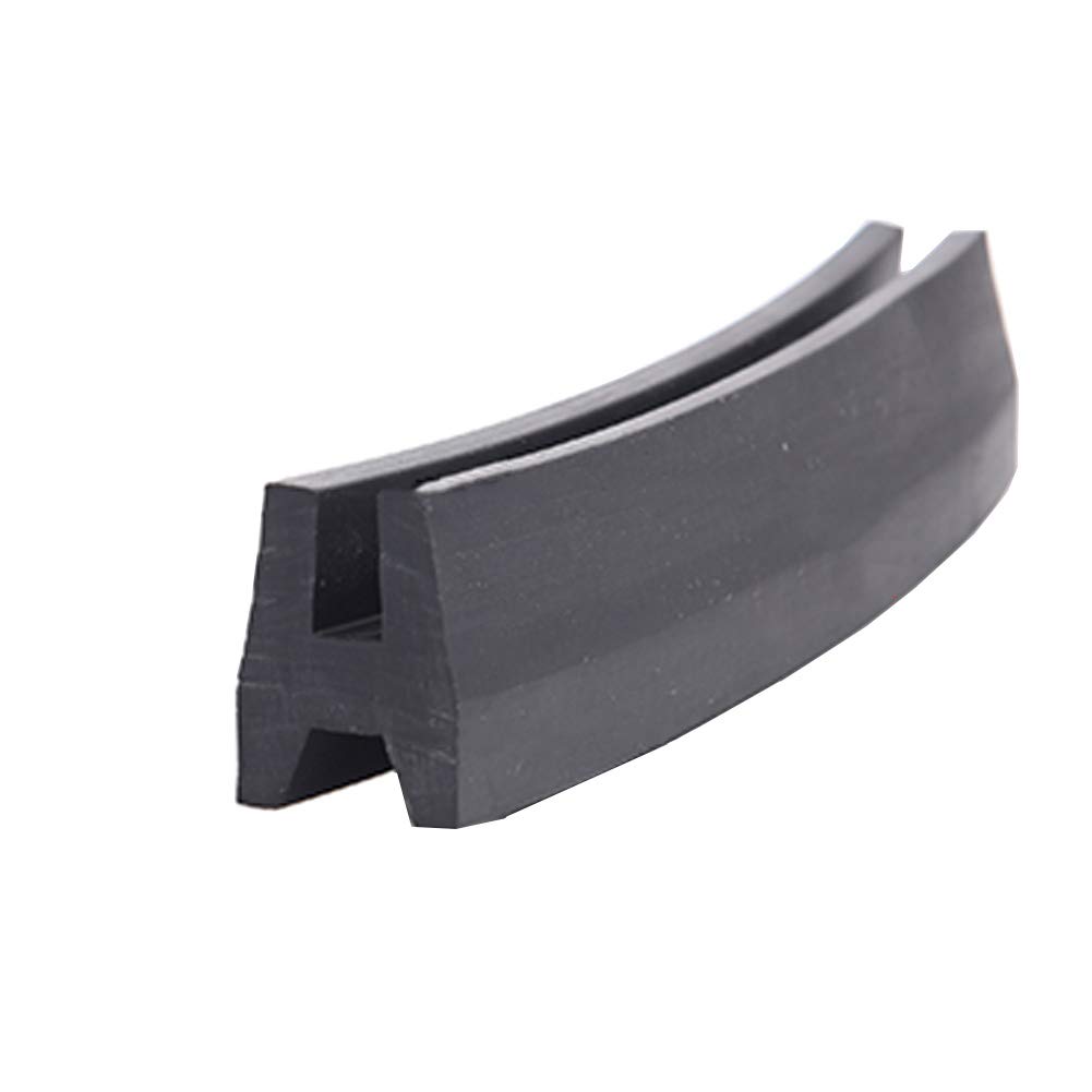 GOONSDS Rubber Edge Trim – Flexible U Channel Rubber Edge Protector for Sharp or Rough Surfaces, Easy to Install for Cars, Boats, Machinery and More,25x19mm,Length 1m/39inch