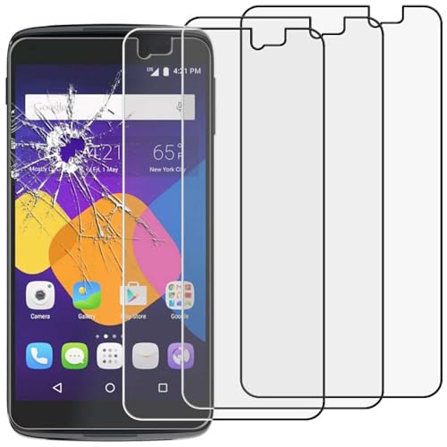 ebestStar - Pack x3 Verre trempé compatible avec Alcatel Idol 3 5.5 Film Protection Ecran Vitre protecteur anti casse, anti-rayure, pose sans bulles...