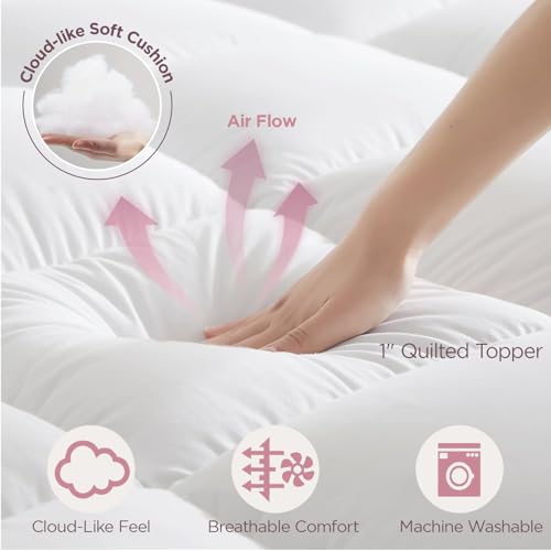 CHERIMOR Queen Air Mattress with Built-in Pump & Luxury Quilted Topper の商品画像 2