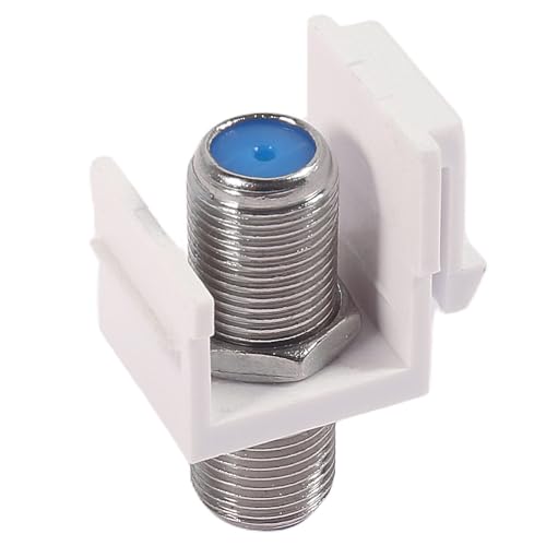 20 conectores coaxiales Keystone RG6 hembra a hembra miniatura 5