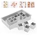 Produktbild TOSAVGA Backform Zahlen, Antihaft DIY Kuchenform Zahlen Groß, Verstellbare Backformen Set, Aluminium Backform Rechteckig, Zahlenform zum Backen für Geburtstag Party