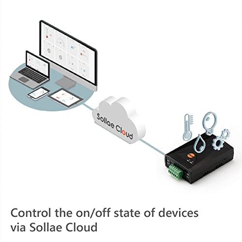 Image of Digital Output IoT Gateway, 2 Relays Controlled via Sollae Cloud, SIG-5451