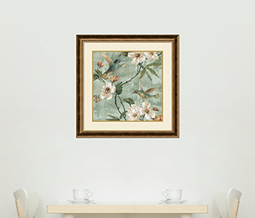 Framed Art Print, 'Birds Of A Feather Ii' By Renee Campbell: Outer Size 29 X 29" #TOP6