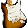 Fender Stories Collection Eric Johnson 1954 Virginia Stratocaster - 2-Color Sunburst Bundle with Case, Cable, Strap, and Guitar Cleaning Kit