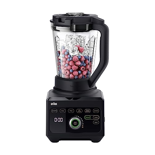Braun PowerBlend 9 JB9040BK, Jug Blender with Unique Triangular Tritan Jug, 10 Speed + Pulse...