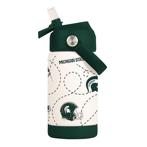 Image of Logo Brands NCAA Mascot Stainless-Steel Kids Bottle -Soft Silicone Mouthpiece, Easy To Carry, Kid-Friendly Design- Great For School & On-The-Go