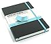 Leuchtturm1917 Bicolor Hard Cover Medium 5.8 x 8.3 A5 Notebook with Contrast Blue Strap, Anthracite, Plain / Blank