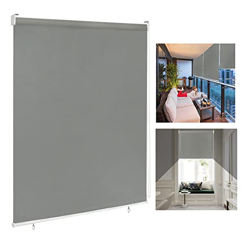 LARS360 Außenrollo Balkon Außenrollo Senkrechtmarkise Rollo Beschattung...